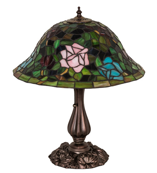 18.5"H Tiffany Rosebush Table Lamp