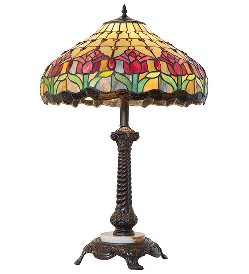 28" High Colonial Tulip Table Lamp