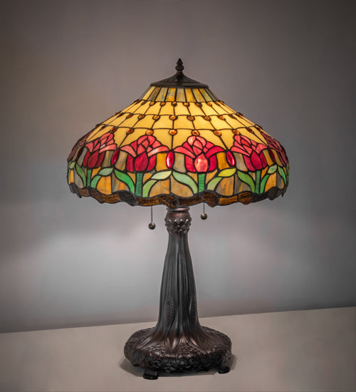 26" High Colonial Tulip Table Lamp