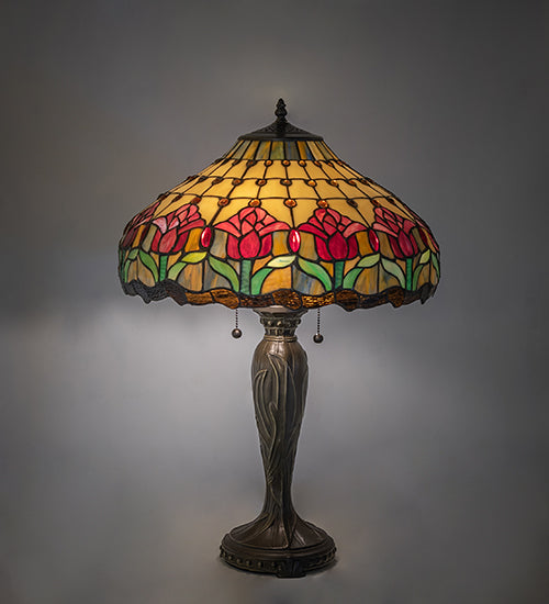 27" High Colonial Tulip Table Lamp