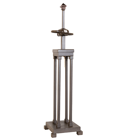 27" High Column Mission 2 Light Table Base