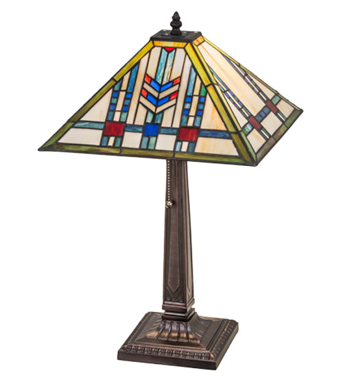 22" High Prairie Wheat Table Lamp