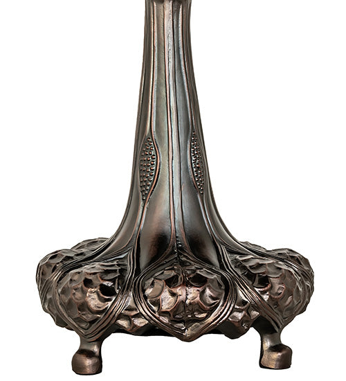 31" High Tiffany Hanginghead Dragonfly Table Lamp