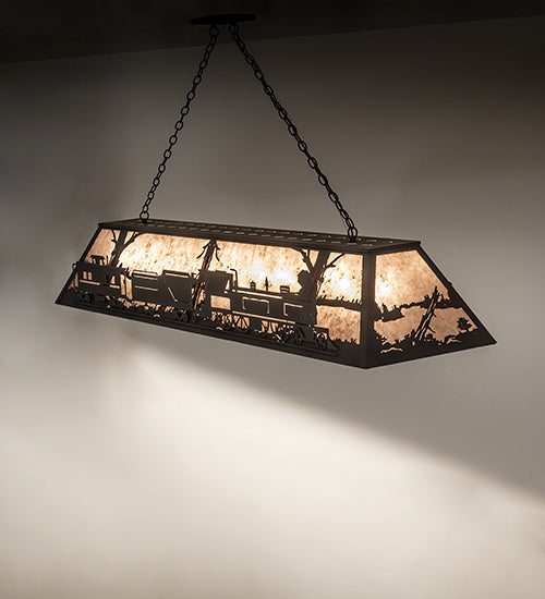 72" Long Train Oblong Pendant