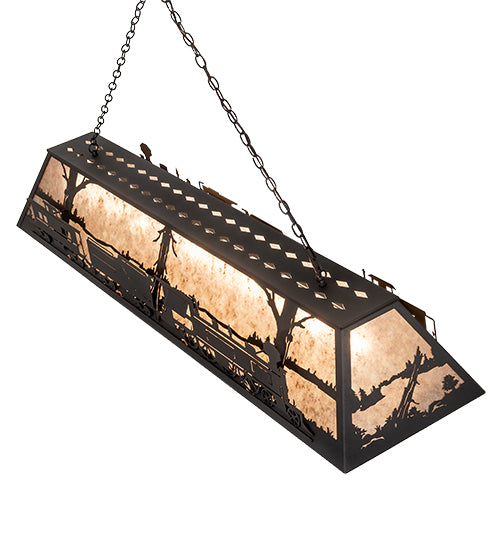 72" Long Train Oblong Pendant