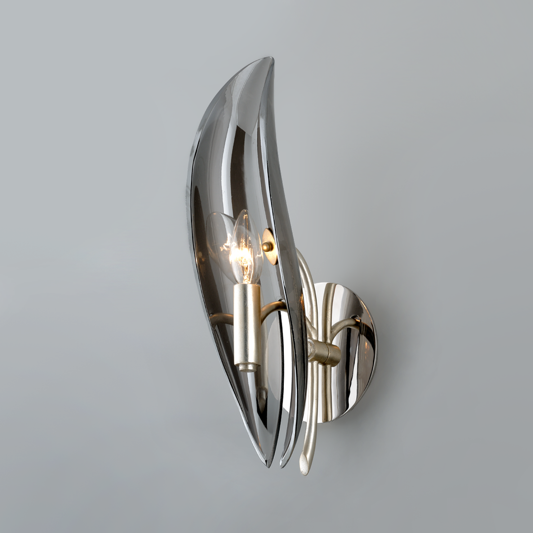 Sofia Wall Sconce - Silver Leaf