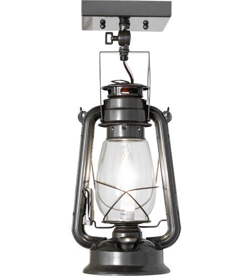 7" Wide Miners Lantern Flushmount