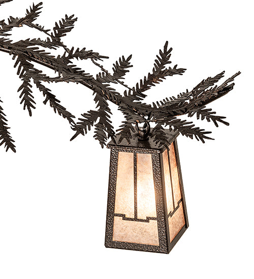 52" Wide Pine Branch Valley View 12 Light Chandelier