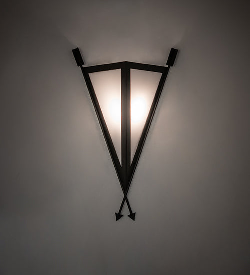 12" Wide Desert Arrow Wall Sconce