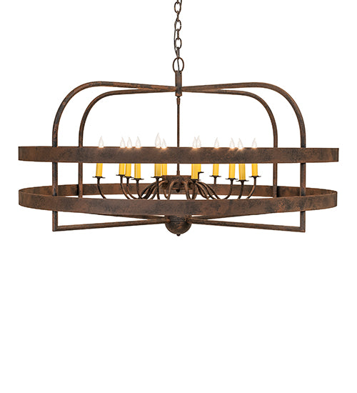 48" Wide Aldari 12 Light Chandelier