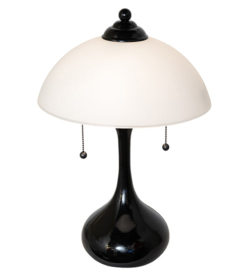 21" High Metro Frosty Glass Table Lamp