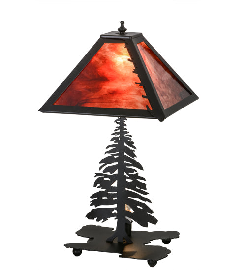 21"H Tall Pines Table Lamp