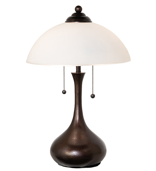 21" High Metro Frosty Glass Table Lamp