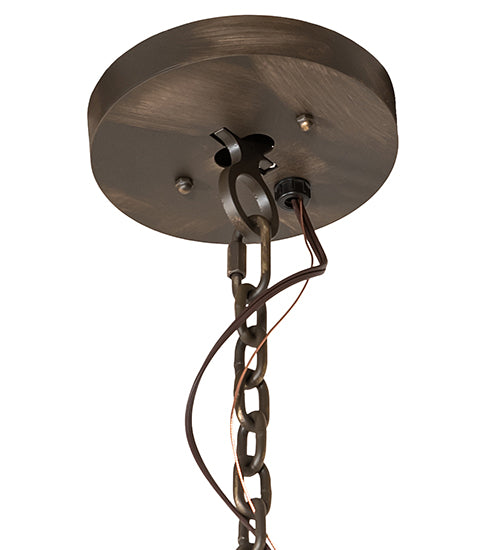 56" Wide Asbury Turret 9 Light Cascading Pendant