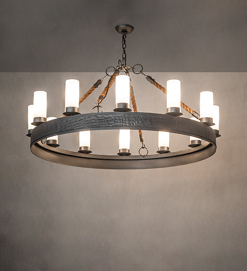 50" Wide Costello Ring 12 Light Chandelier