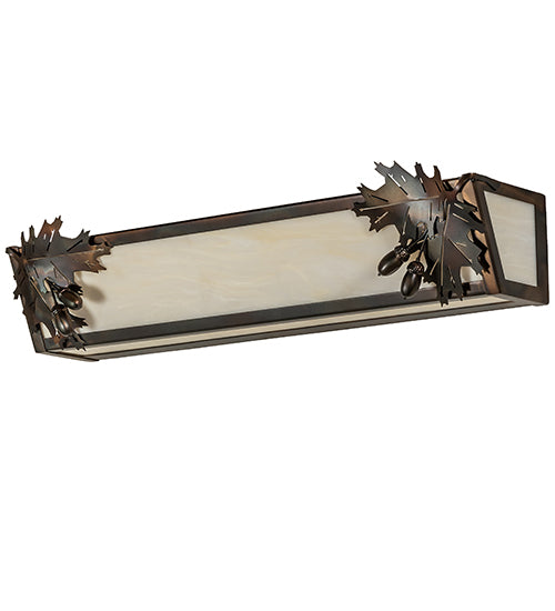 24" Wide Oak Leaf & Acorn Vanity Light