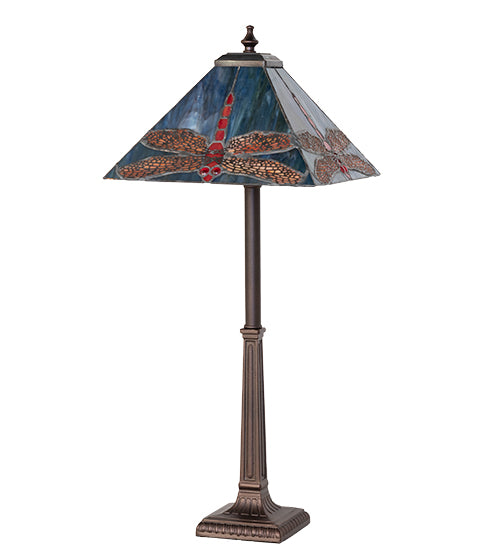 23" High Prairie Dragonfly Buffet Lamp