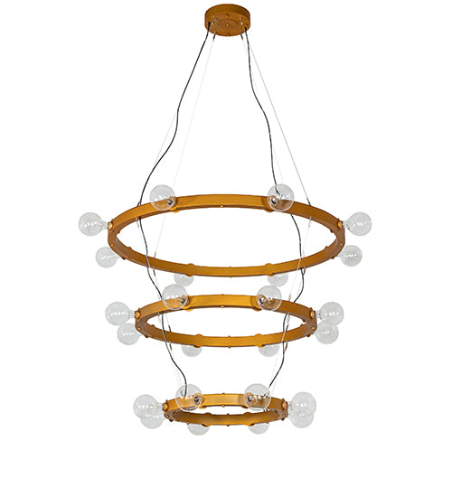 48" Wide Manheim Alva 24 Light Three Tier Chandelier