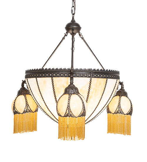 33" Wide Gothic 4 Light Chandelier