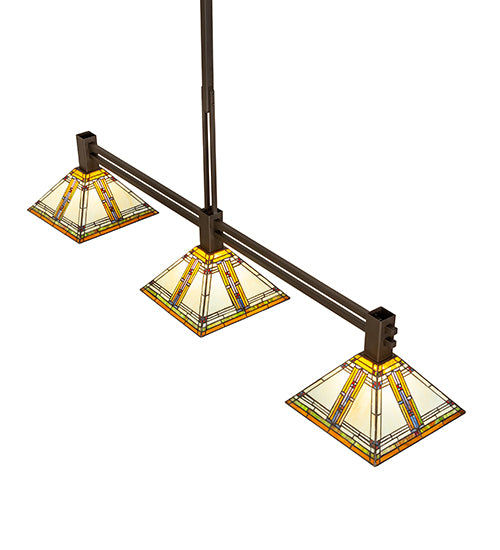 72" Long Nevada 3 Light Island Pendant