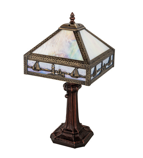 19" High Sailboat Mission Accent Lamp