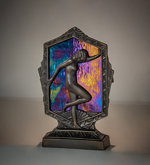 9" High Deco Posing Lady Accent Lamp