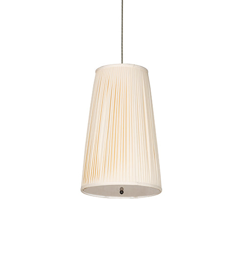 15" Wide Channell Tapered & Pleated Pendant