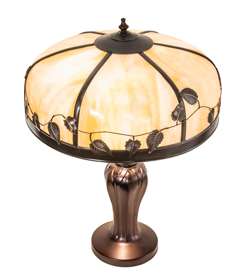 24" High Poplar Leaf Table Lamp