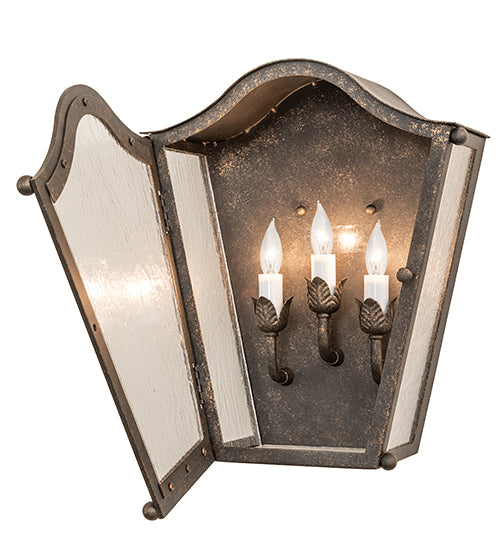 12" Wide Austin 3 Light Wall Sconce