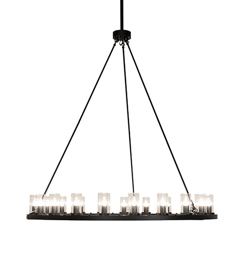 60" Wide Loxley 21 Light Chandelier