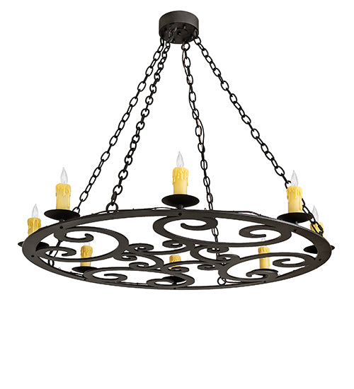 42" Wide Ashley 8 Light Chandelier