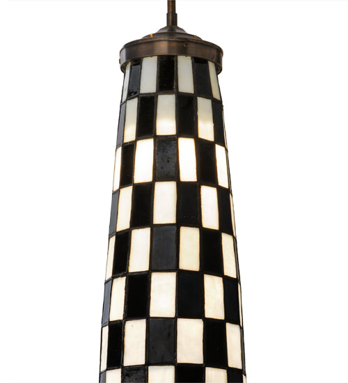 6.5"W Checkers Pendant