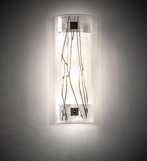 8" Wide Metro Fusion Twigs Wall Sconce