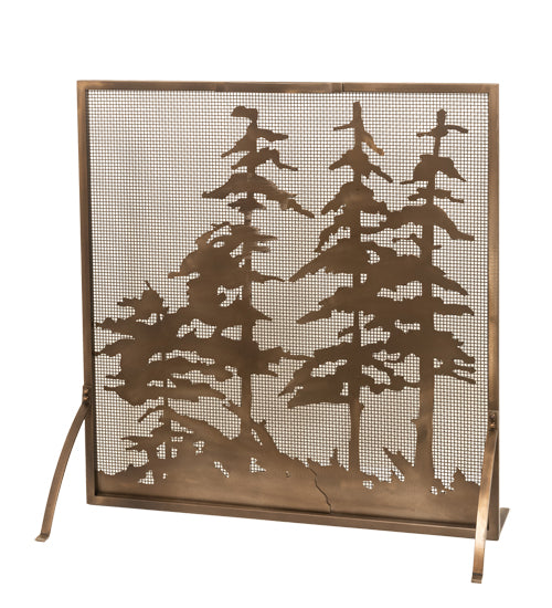 32"W X 33"H Tall Pines Fireplace Screen