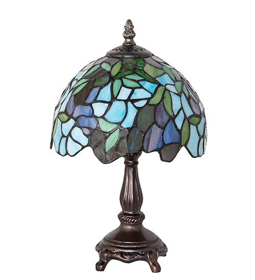 14" High Tiffany Wisteria Mini Lamp