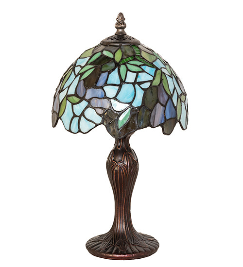 15" High Tiffany Wisteria Mini Lamp