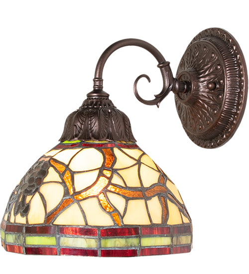 8" Wide Pinecone Wall Sconce