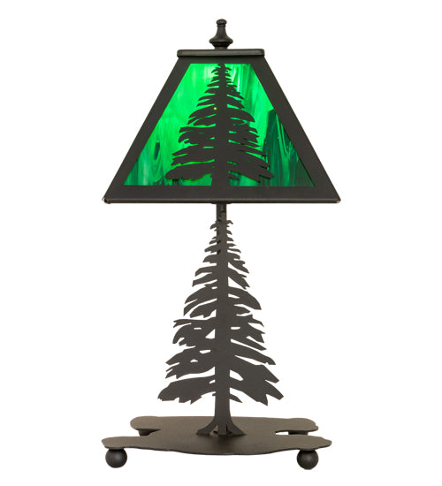 14" High Tall Pines Accent Lamp