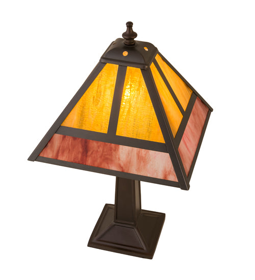 16" High "T" Mission Accent Lamp