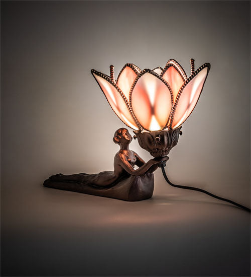 9" High Bud Lady Accent Lamp