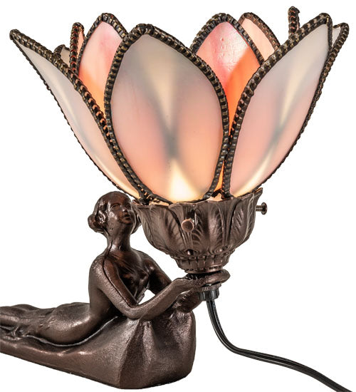 9" High Bud Lady Accent Lamp