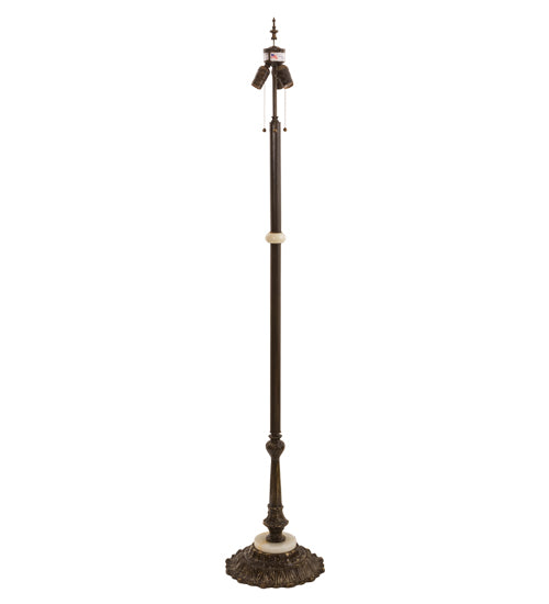 64" High Tiffany Hanginghead Dragonfly Floor Lamp