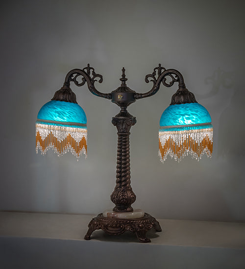 20" High Roussillon 2 Light Table Lamp