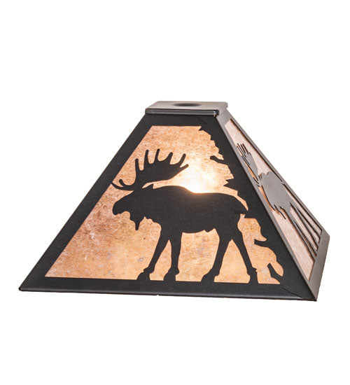 12" Square Moose Shade