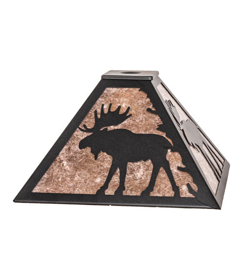 12" Square Moose Shade