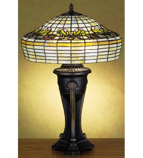 28" High Duffner & Kimberly Raised Tulip Table Lamp