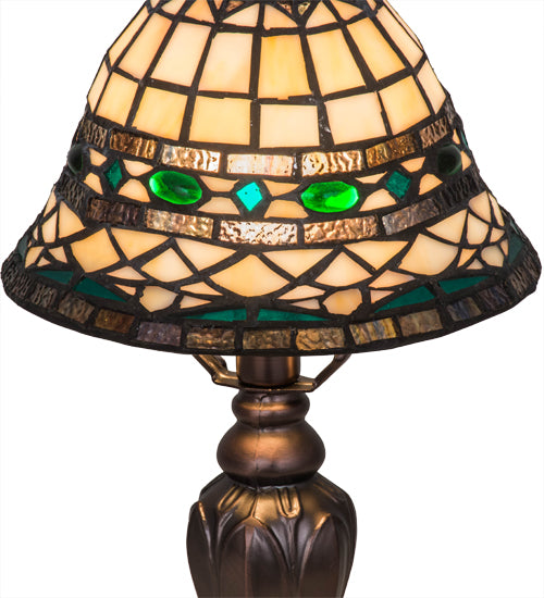 15"H Tiffany Roman Mini Lamp