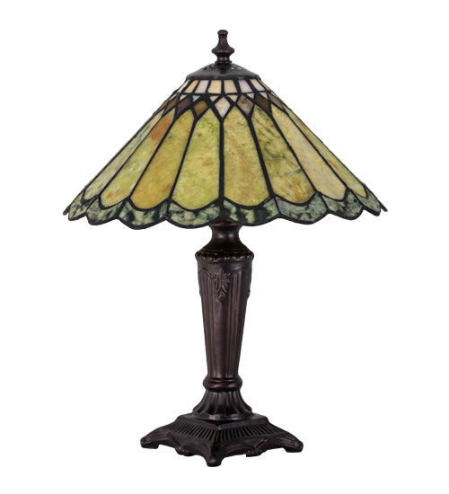 15.5"H Carousel Jadestone Accent Lamp