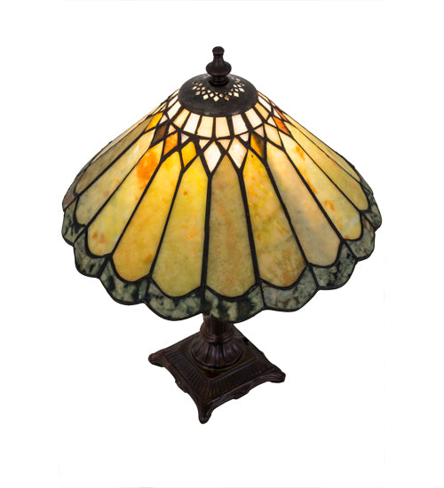 15.5"H Carousel Jadestone Accent Lamp