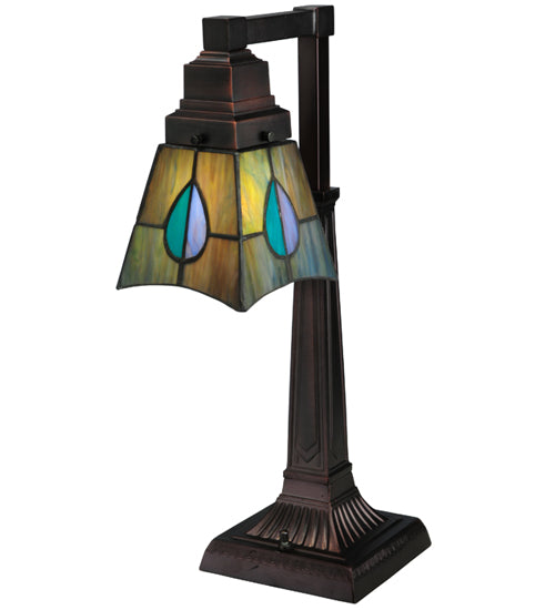 19.5"H Mackintosh Leaf Desk Lamp